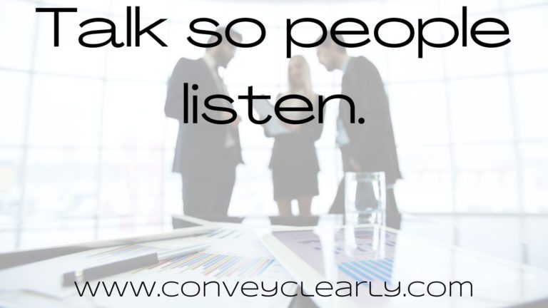 how to talk so people listen