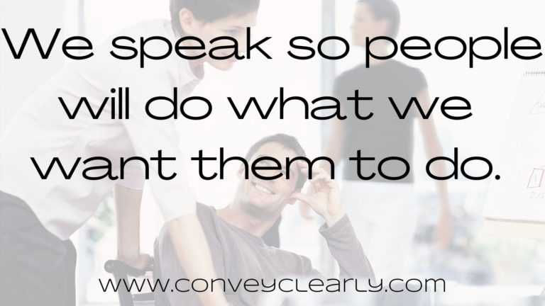 why do we speak?