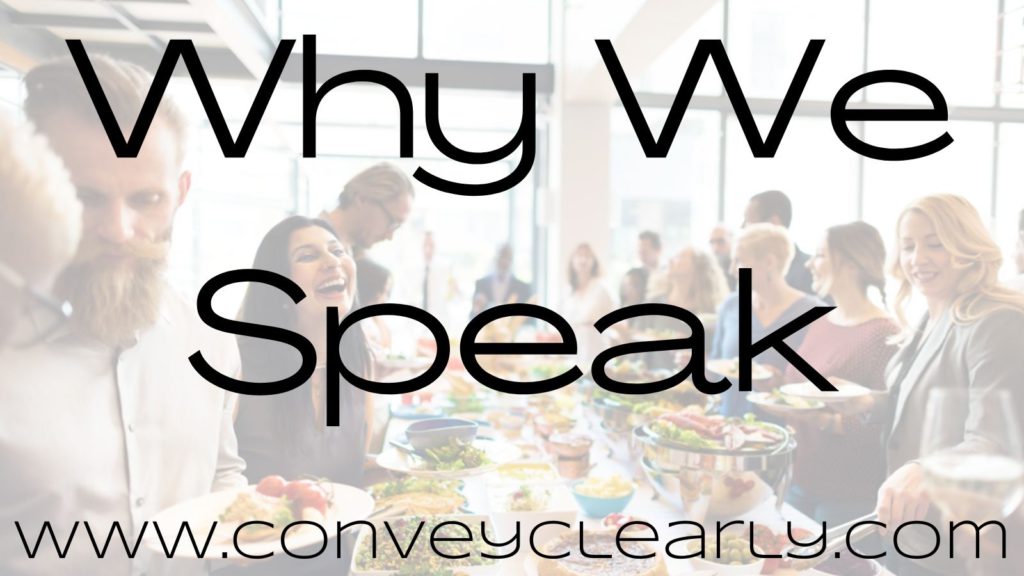 why do we speak