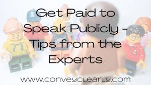 get paid to speak publicly
