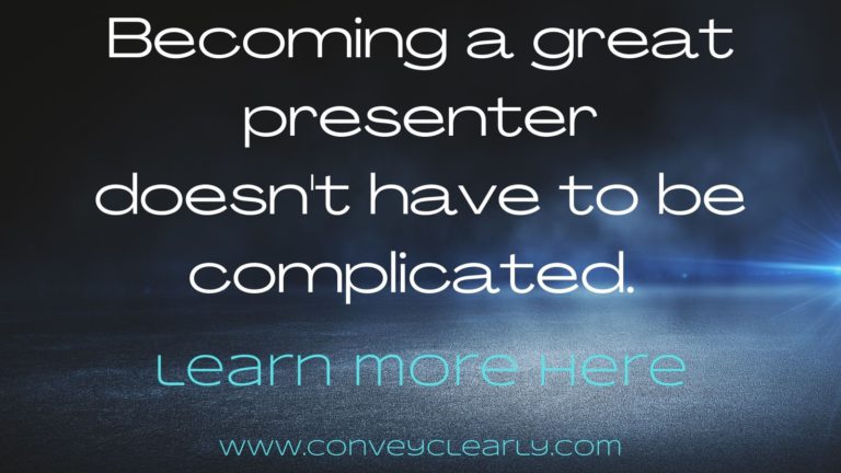 how to not be nervous before a presentation