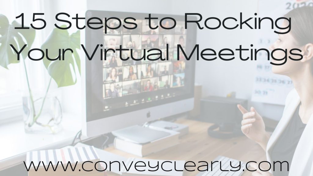 how to succeed at virtual meetings
