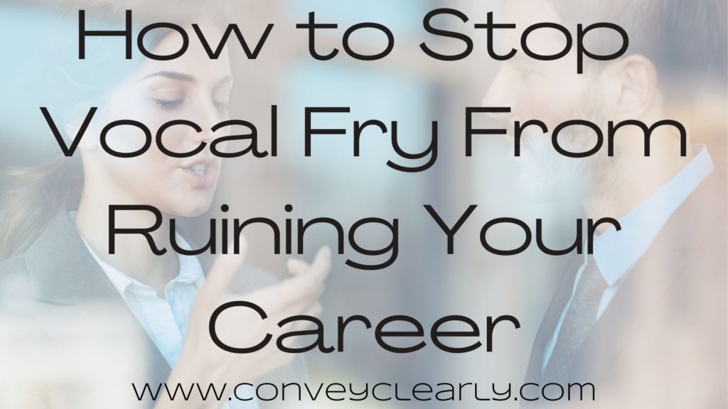 how to stop vocal fry