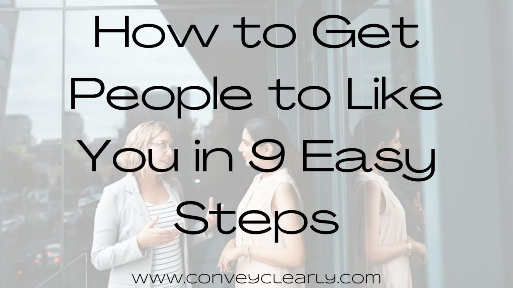 how to get people to like you