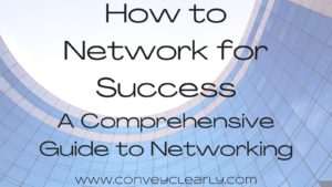 how to network for success