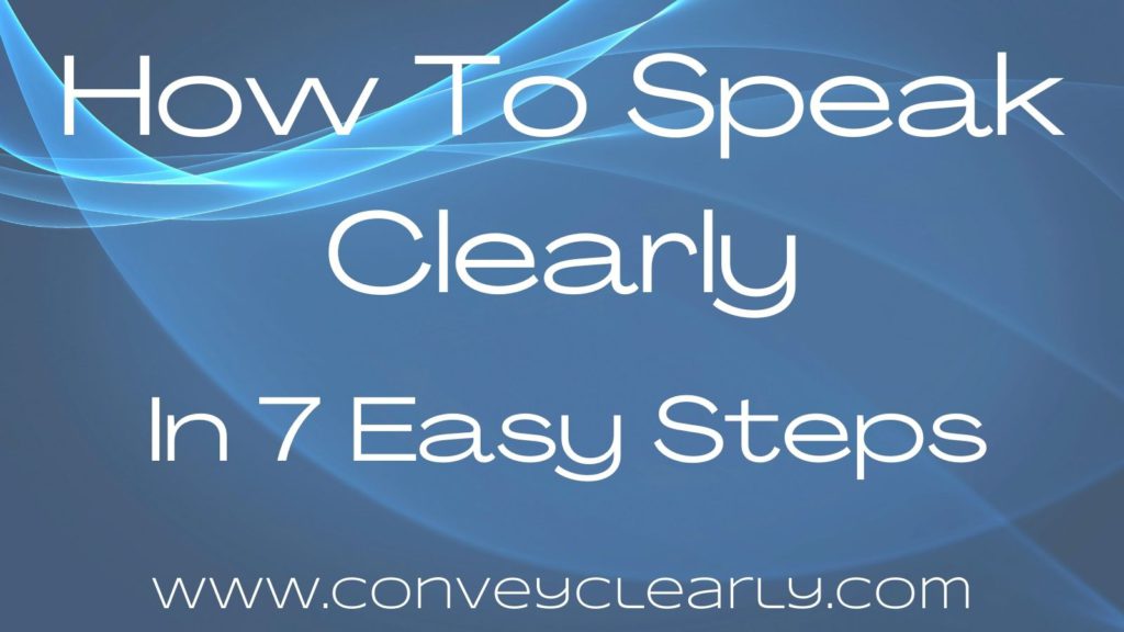 How To Speak More Loudly And Clearly