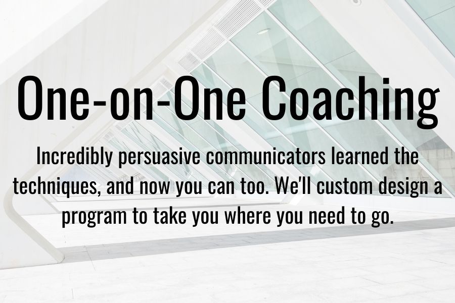 Convey one-on-one coaching