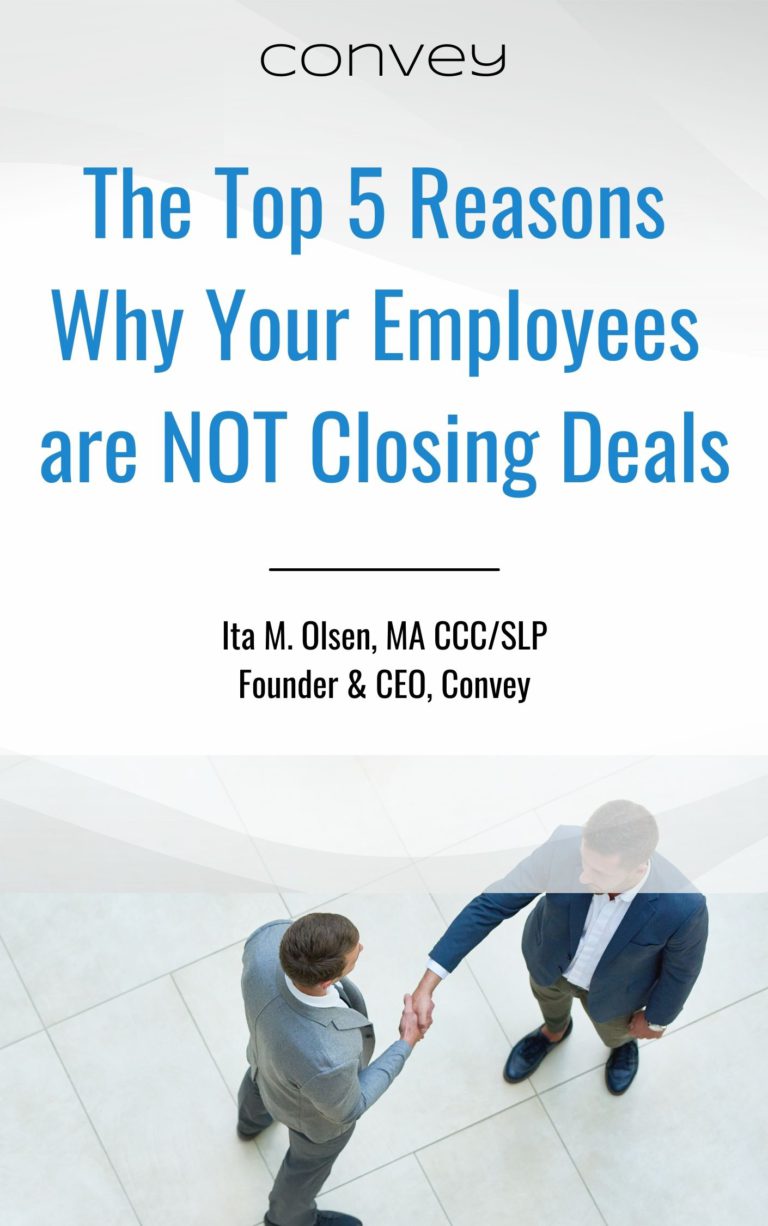 the top 5 reasons why your employees are not closing deals e-book