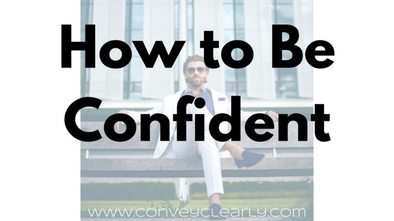how to sound more confident