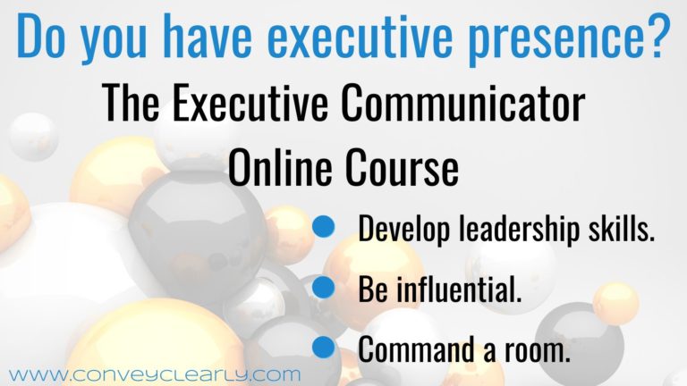 the executive communicator online course