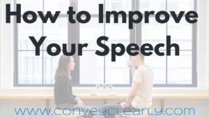 how to improve your speech
